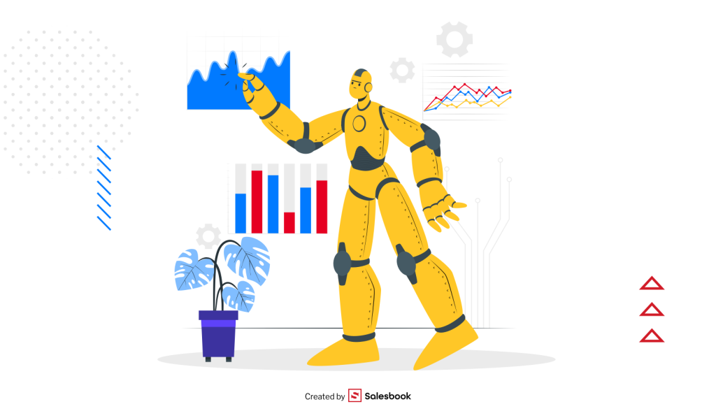 RPA robot handling administrative processes in a company.