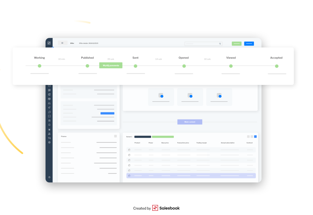 With Salesbook, you can track your proposal’s journey and know exactly what’s happening with it.