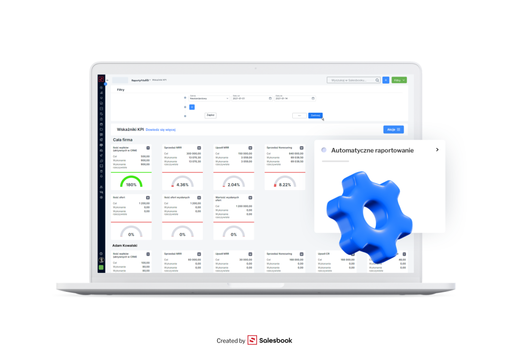 System CRM od Salesbooka.