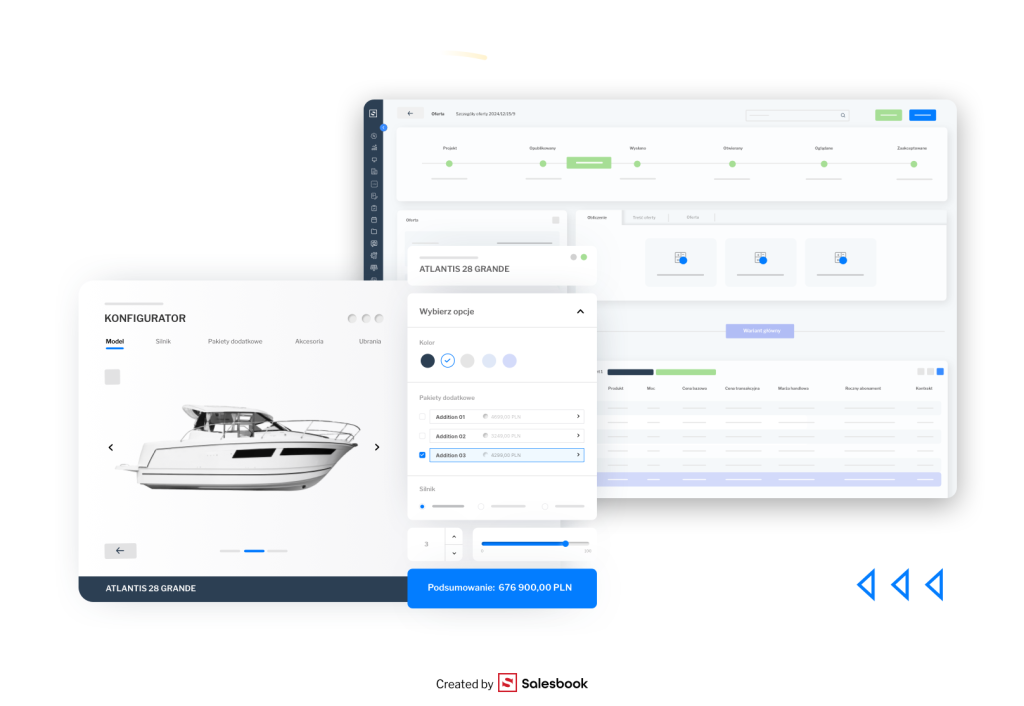 Generator ofert dla branży automotive w Salesbooku.