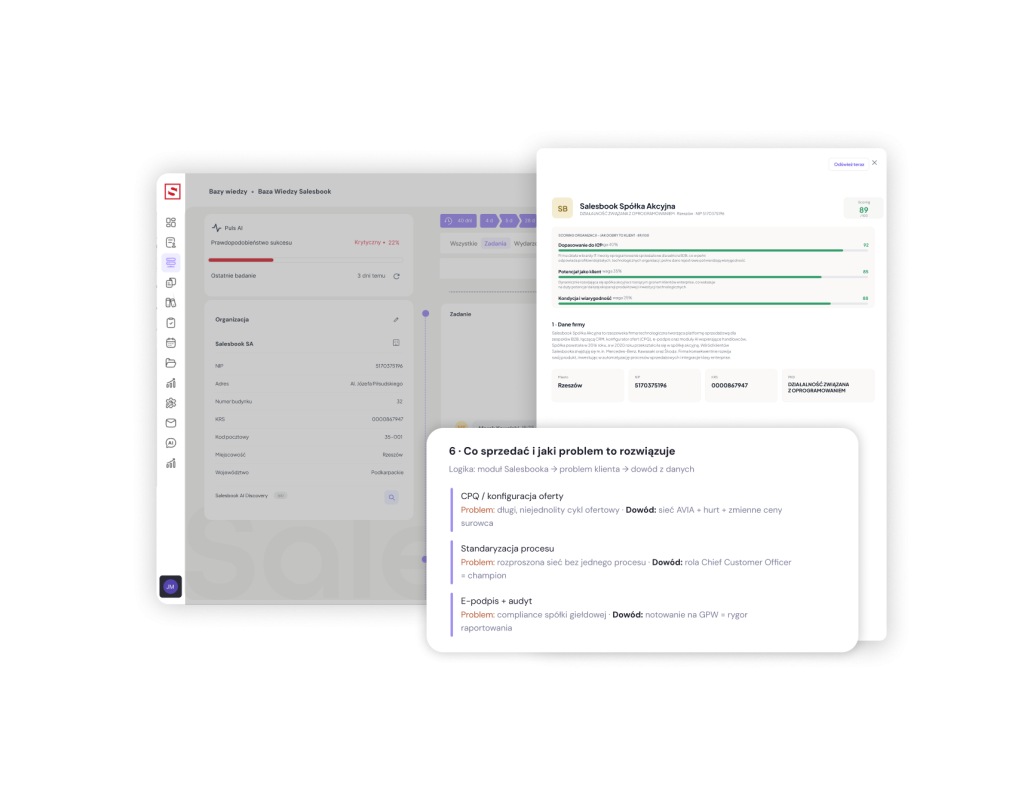 Discovery AI w Salesbooku