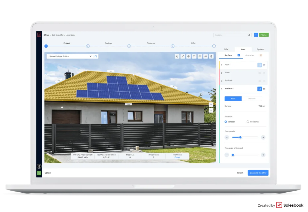 Visualisation of products and meeting with potential customers