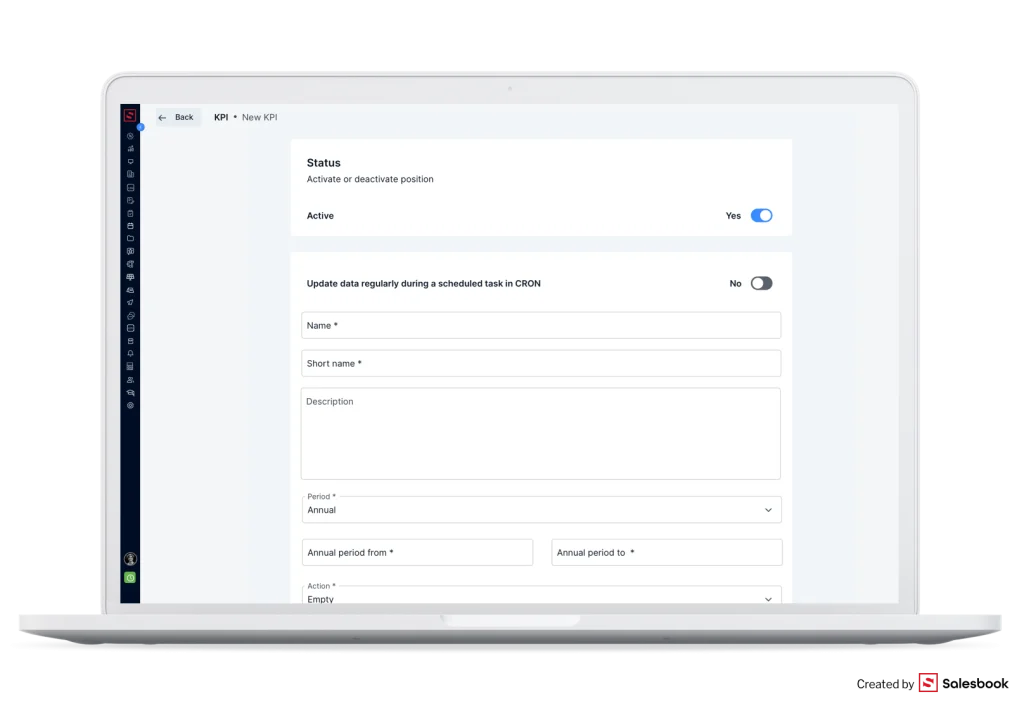 Wyznaczanie KPI w Salesbook CRM.