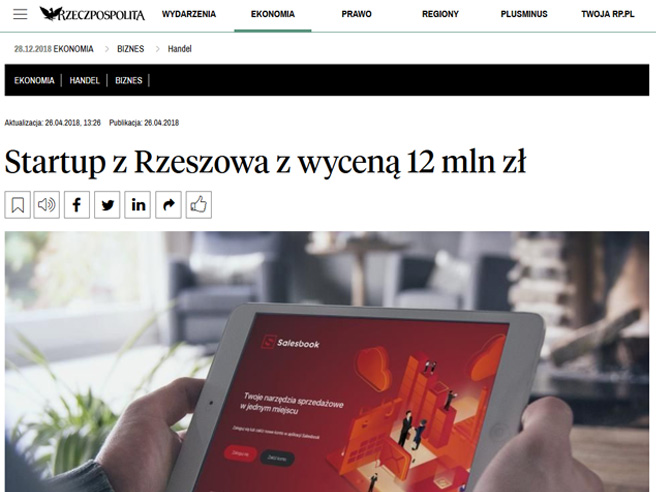 Startup z Rzeszowa z wyceną 12 mln zł
