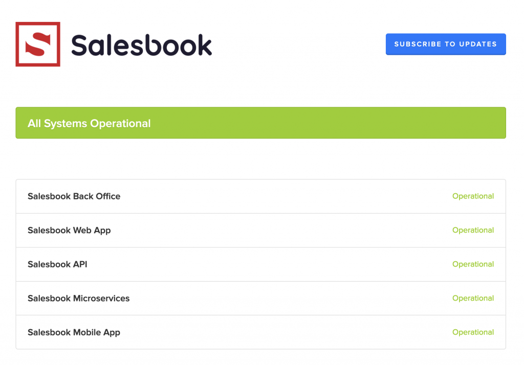Salesbook services